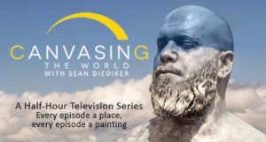 Canvasing the world with Sean Diediker - An half-hour television series - every episode a place, every episode a painting. - Thumbnail by Donald Royer Design