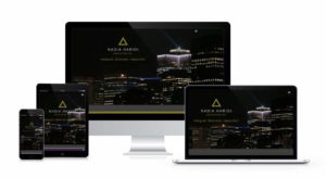 multi device picture of nadiaharidi.com website by donald royer design