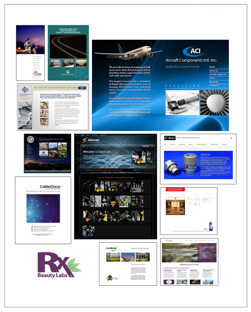 B2B, Business to business work showcase done by Donald Royer Design