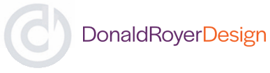 Donald Royer Design logo with text